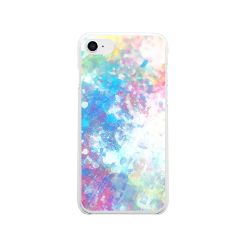 colourful canvas N Clear Smartphone Case