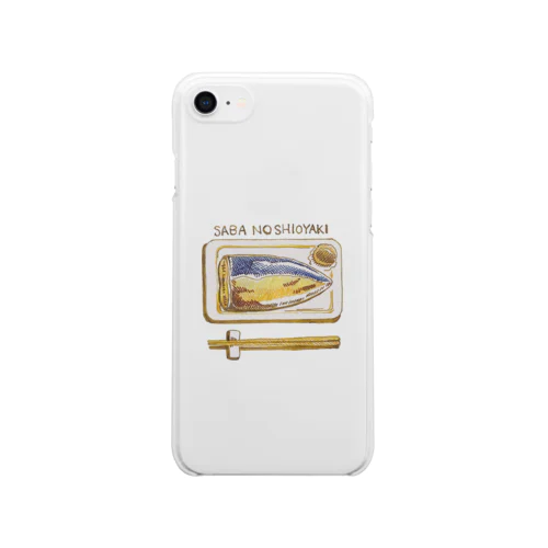 SABA NO SHIOYAKI Clear Smartphone Case