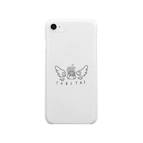 トビタイペンギン Clear Smartphone Case