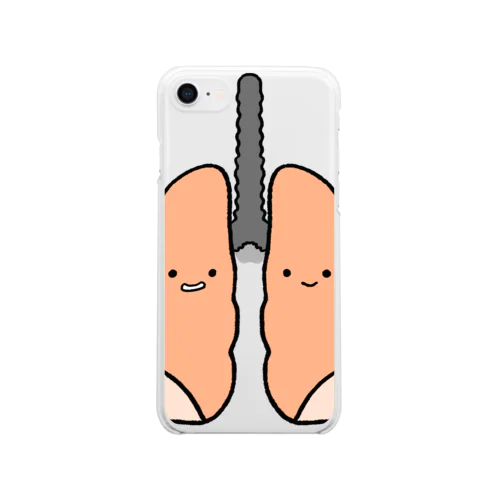 フワ Clear Smartphone Case