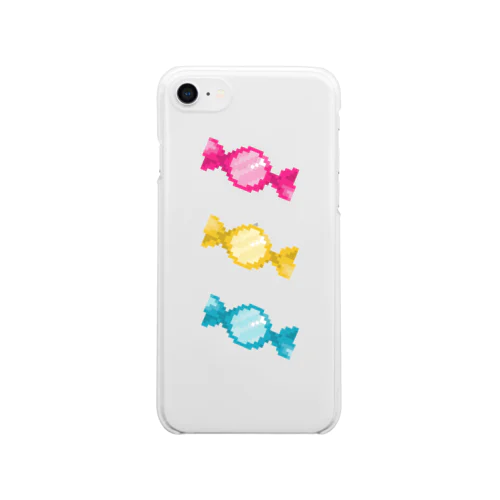 レトロなラムネ（ドット絵） Clear Smartphone Case