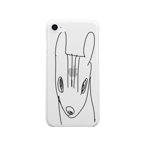 しまうまうさぎ Clear Smartphone Case