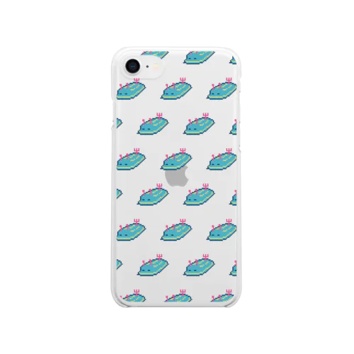 電脳ウミウシの群れ Clear Smartphone Case