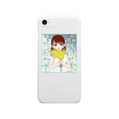 ミモザ Clear Smartphone Case