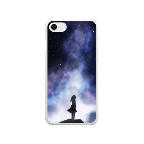 宇宙_少女 Clear Smartphone Case