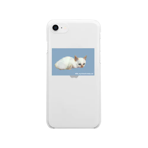 友達んちの赤ちゃんネコ Clear Smartphone Case