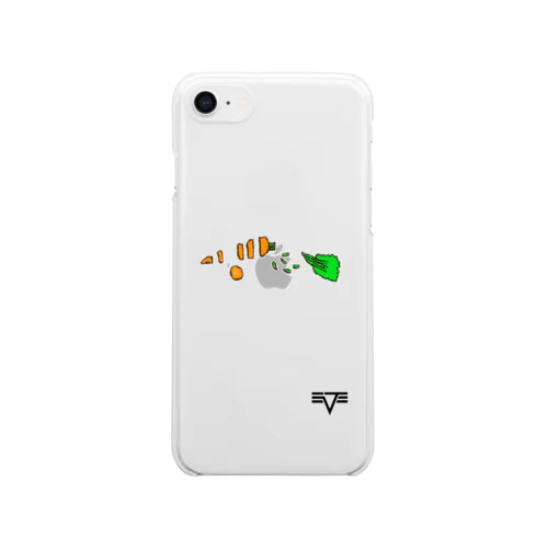 病んでるうさぎちゃんのニンジン🥕 Clear Smartphone Case