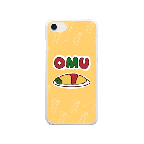 OMU(背景付) Clear Smartphone Case