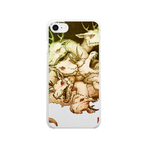 ヤマタノオロチ　褐色 Clear Smartphone Case