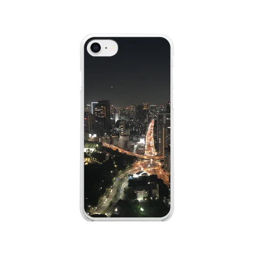 東京タワーからみた風景 Clear Smartphone Case