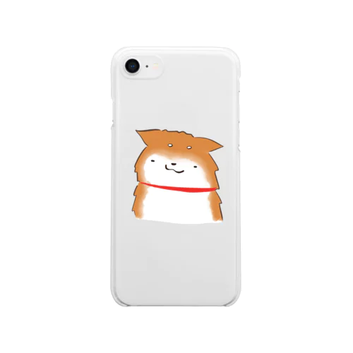 しょんぼりわんこ Clear Smartphone Case