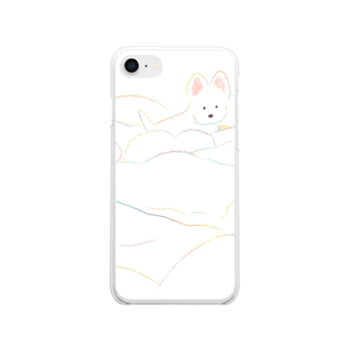 いぬの絵 Clear Smartphone Case