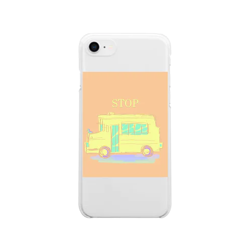 ペールトーンバス Clear Smartphone Case