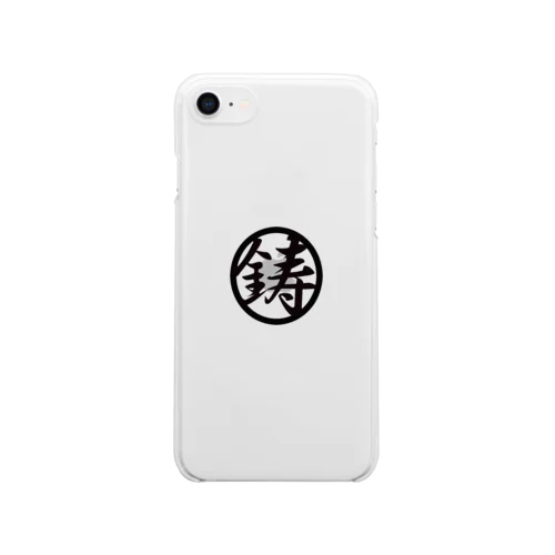 黒鋳丸 Clear Smartphone Case