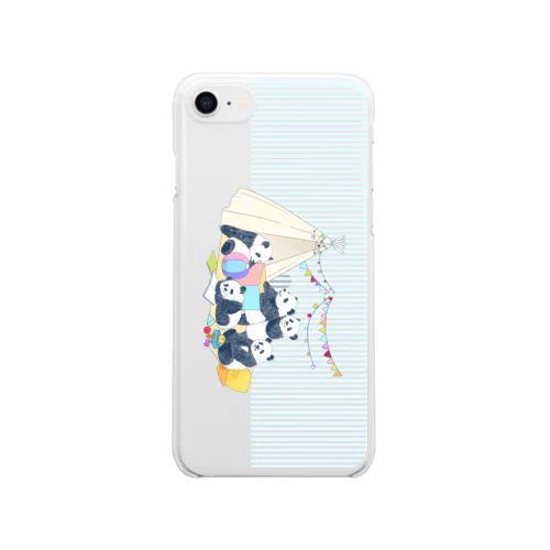 パンダ幼稚園 Clear Smartphone Case