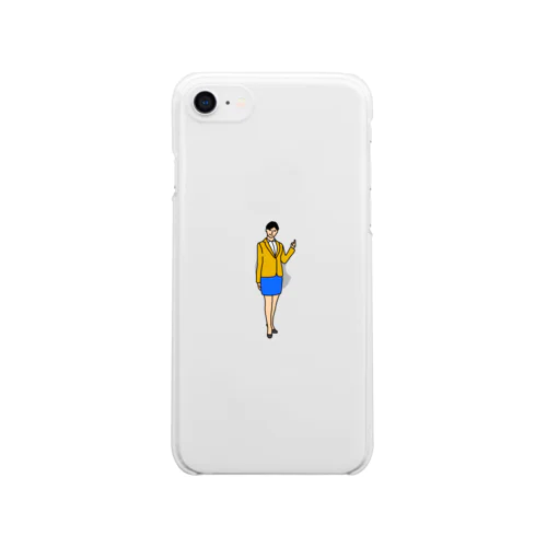 みちねぇのスマホケース Clear Smartphone Case