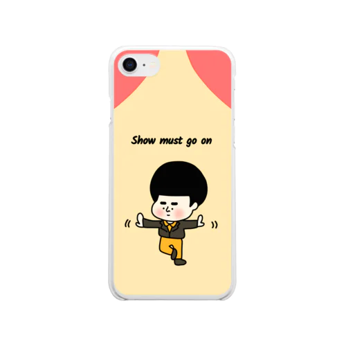 Show must go on. Clear Smartphone Case