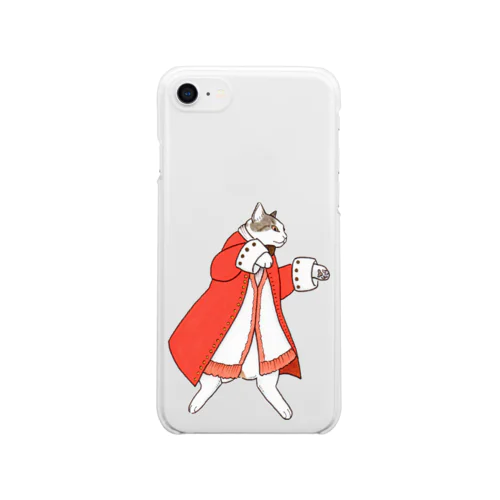 眠れる森の猫(一心くん) Clear Smartphone Case