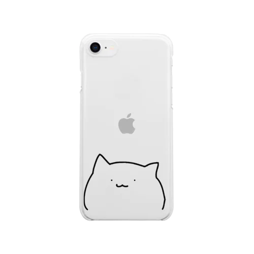 むっちりねこ Clear Smartphone Case