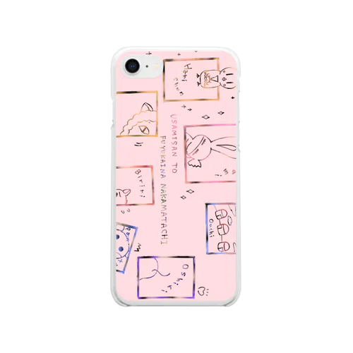 うさみさんぜんいんしゅうごう Clear Smartphone Case