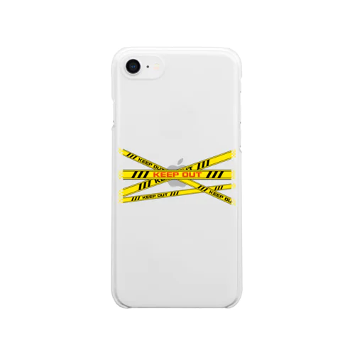 KEEP OUT Clear Smartphone Case
