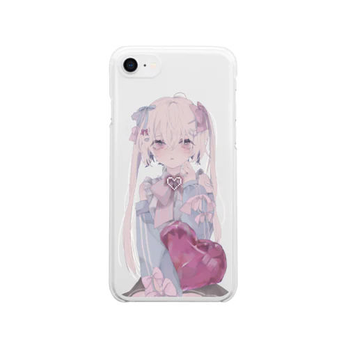 お待たせスマホケース Clear Smartphone Case