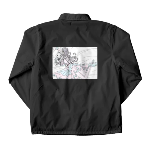 Mode-lolita_pink Coach Jacket