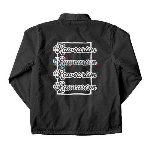 RAWCARism 2022 グリッチ BLACK Coach Jacket