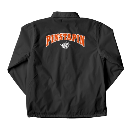 Pinstapin カレッジロゴ風 Coach Jacket