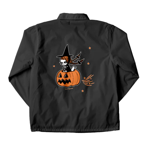 The Pumpkin Riding Witch Coach Jacket