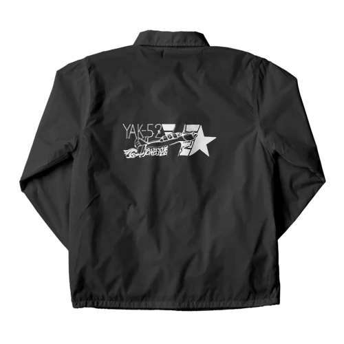 Yak-52エアロバティックスデザイン（ホワイト） Coach Jacket