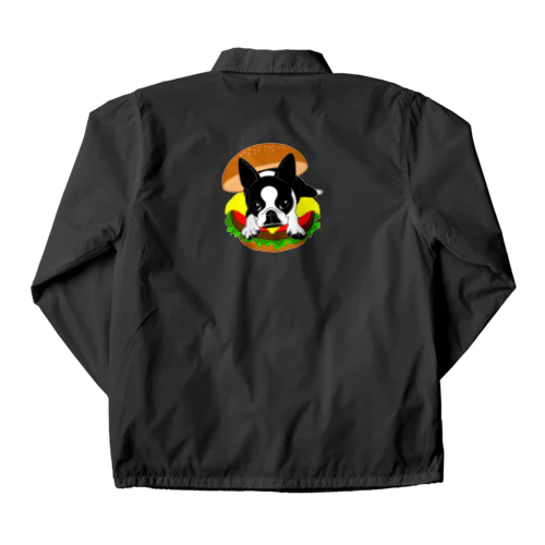 バックプリント:ボストンテリア(バーガー)[v2.10k] Coach Jacket