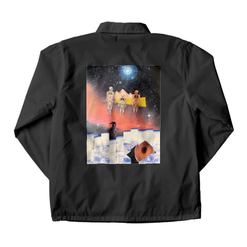 地球と人と家族　（ Kohei Itatani design） Coach Jacket