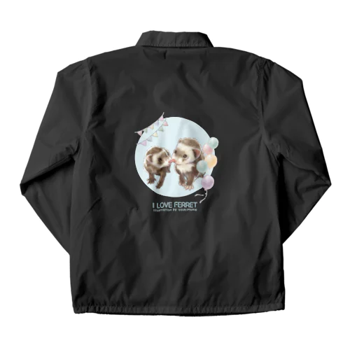 【No.16】I LOVE FERRET Coach Jacket