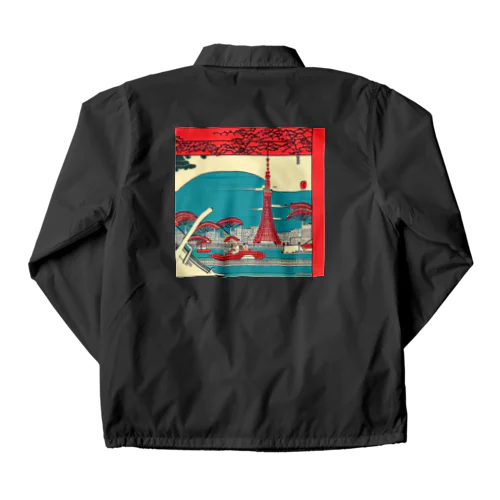 tokyotower5 Coach Jacket