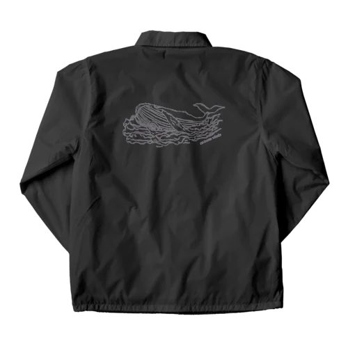 世界でもっとも孤独なクジラとラジオ【チャリティー】 Coach Jacket