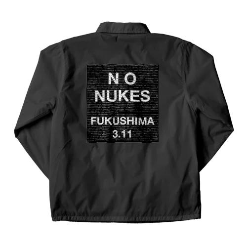 No Nukes Fukushima 3.11 コーチジャケット