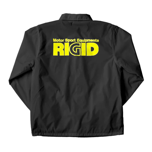 RIGID透過黄ロゴ Coach Jacket