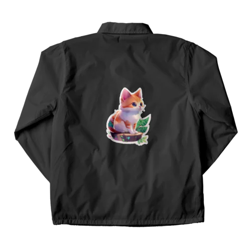 キュートな猫 Coach Jacket