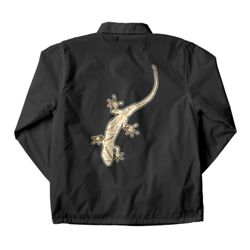 Japanese gecko(ニホンヤモリ)　英語デザイン Coach Jacket