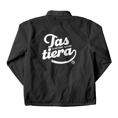 タスティエーラ（タイポグラフィWHITE） Coach Jacket