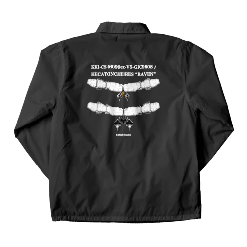 HECATONCHEIRES “RAVEN”_01_cj Coach Jacket