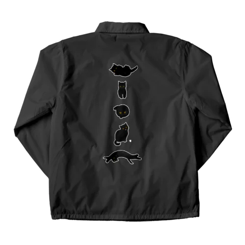 黒にゃん。 Coach Jacket