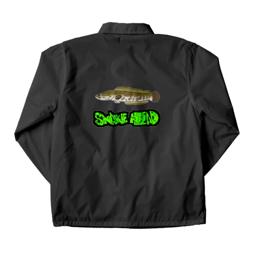 魚ラフティ   Snake head  (雷魚) Coach Jacket