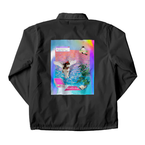 vintage vaporwave Coach Jacket