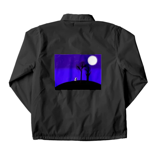 夜景の中の猫 Coach Jacket