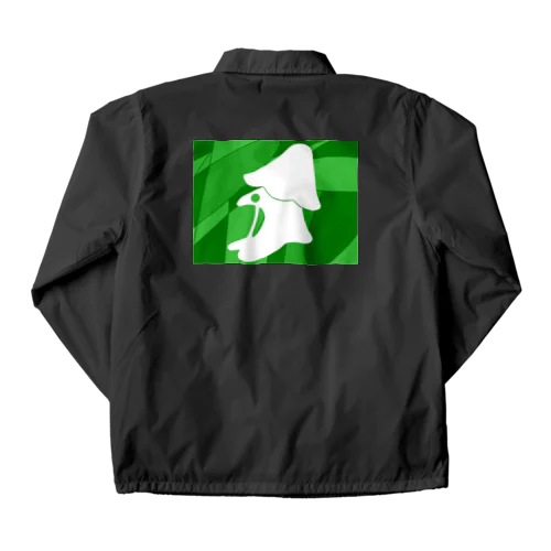 わたがしデザイン（緑・白） Coach Jacket