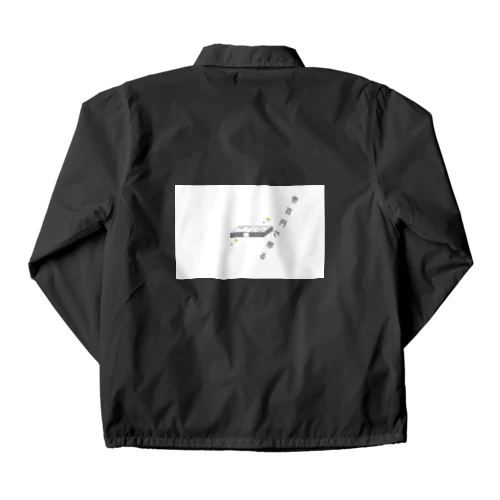 壱百円で帯る Coach Jacket