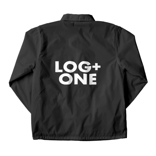 ログプラスワングッズ白文字 Coach Jacket