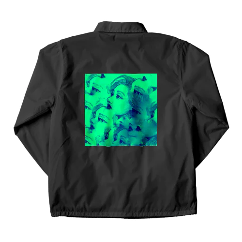 Multiple personality.green Coach Jacket